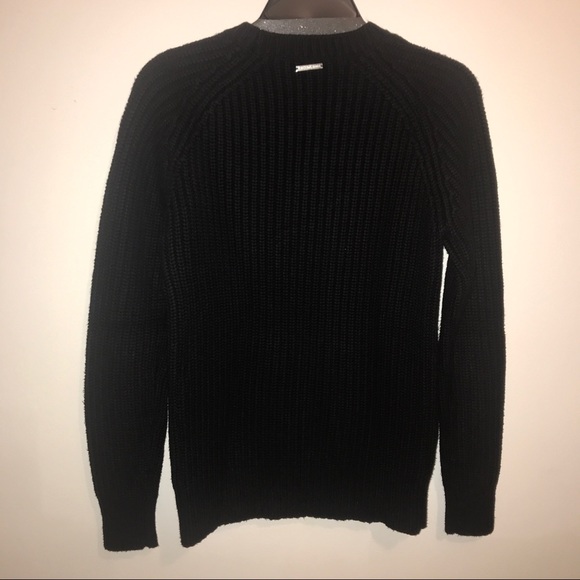Michael KORS Chunky Ribbed Knit Sweater Black XS - Picture 8 of 8